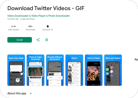 Download Twitter Videos - GIF